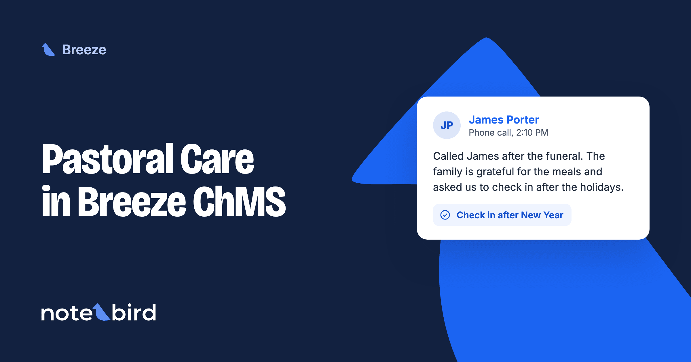 Pastoral Care in Breeze ChMS: What It Does Well, and What to Add