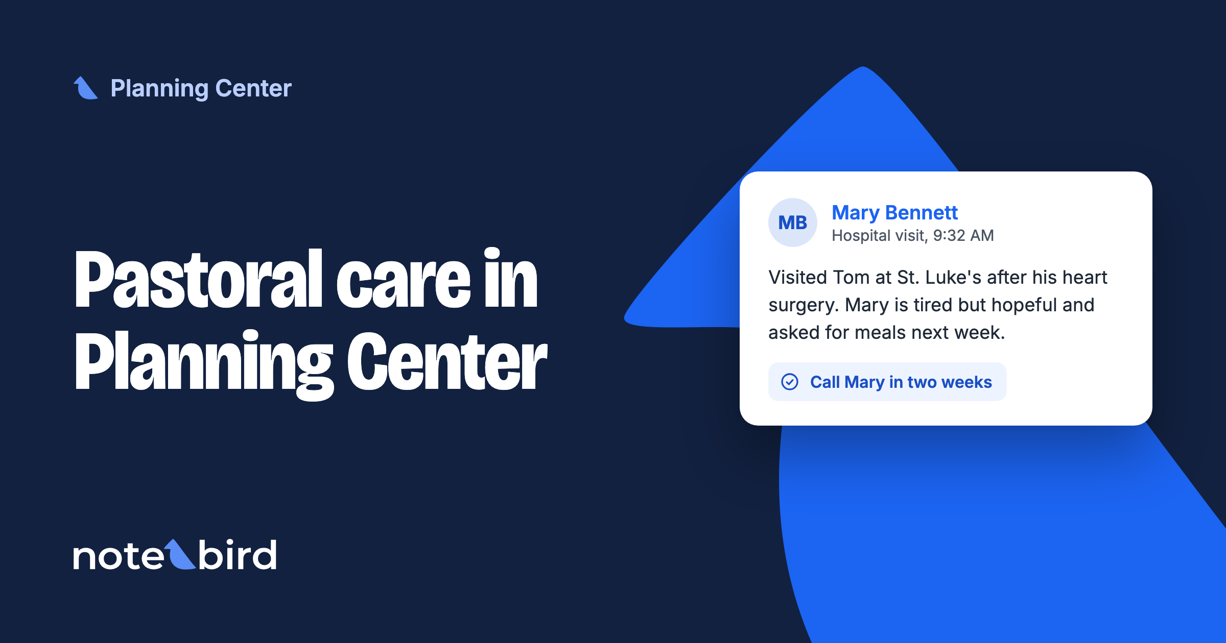 Pastoral care in Planning Center: what it does well, and what to add