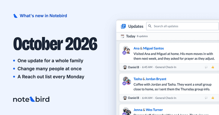 Product Updates: Household Updates and Bulk People Actions