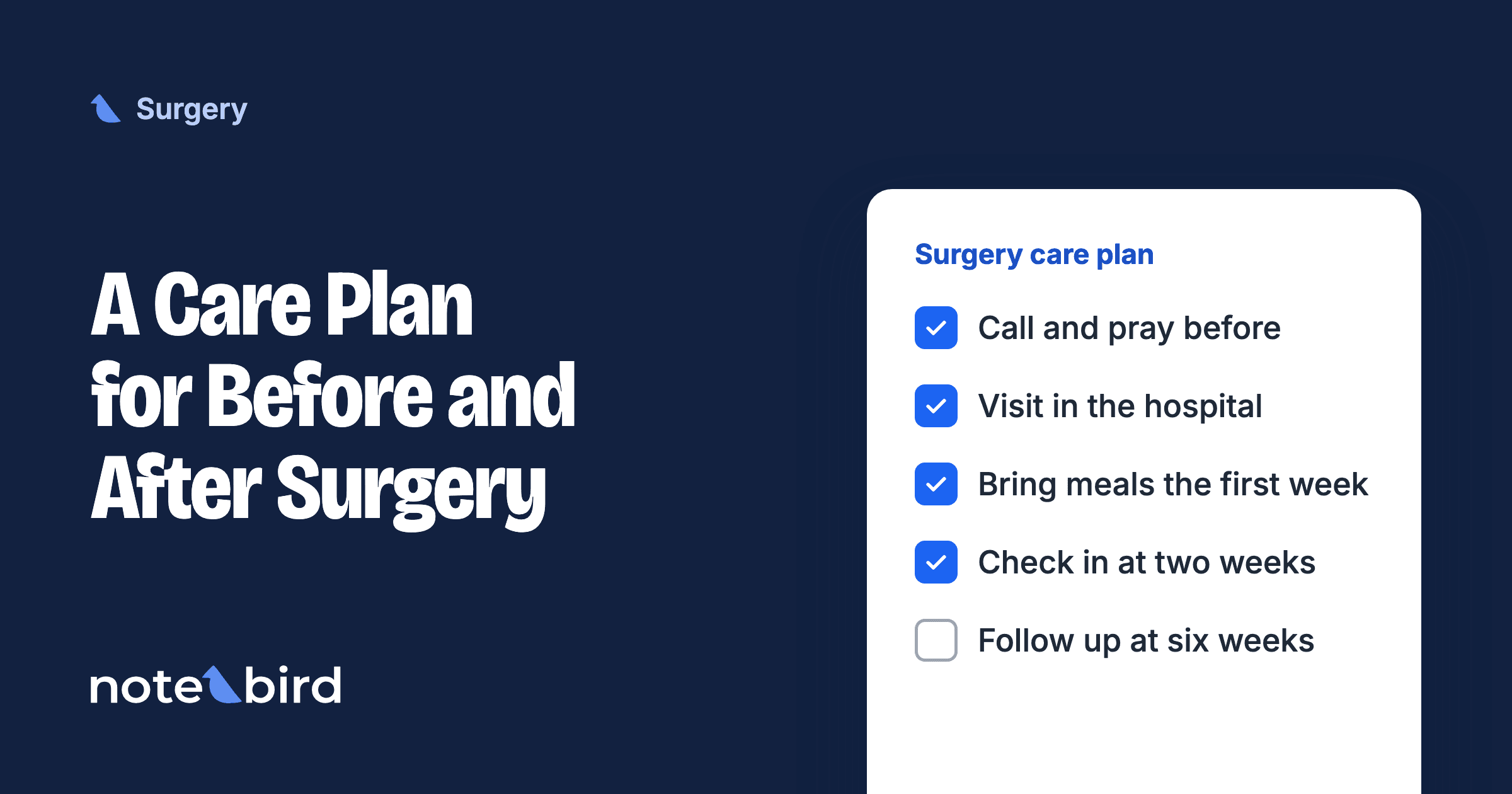Pastoral Care Before and After Surgery: A Simple Plan for Care Teams